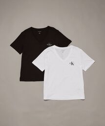 クロップドショートスリーブリブTシャツ（Tシャツ/カットソー