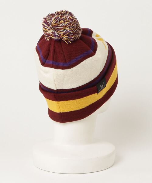 AVIREX（アヴィレックス）の「AVIREX アビレックス ボンボン ニットキャップ（ニットキャップ/ビーニー・メンズ・チャコール/ワイン・FREE）」の8枚目の写真