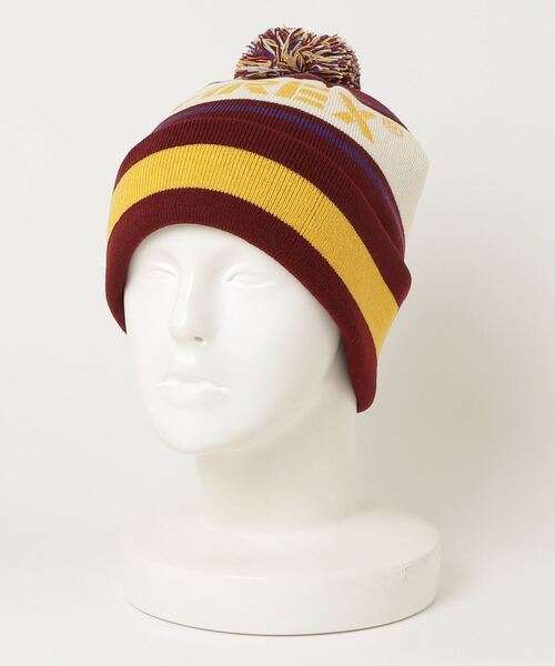 AVIREX（アヴィレックス）の「AVIREX アビレックス ボンボン ニットキャップ（ニットキャップ/ビーニー・メンズ・チャコール/ワイン・FREE）」の7枚目の写真