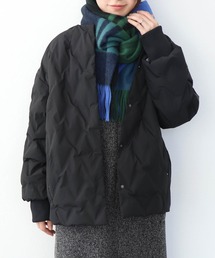 Jines | ステッチレスノーカラーダウンジャケット(ダウンジャケット/コート)