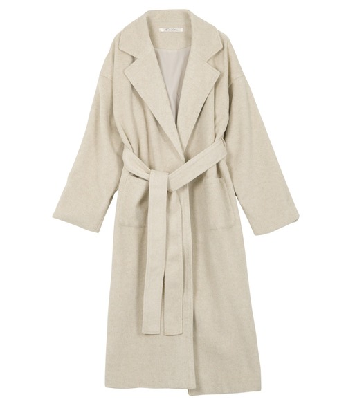 パリデザイナー 定価24万 優雅なマキシ丈ロングガウンコート MAISON BREEZE 【谷まりあさん着用◎SWEET掲載品商品】【SETUP7