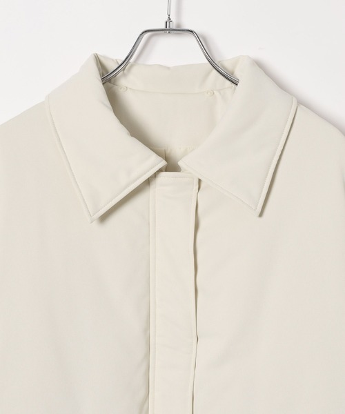 GLOBAL WORK(グローバルワーク)の「MATINEE LINE/2WAYサーマルコート/606805(ダウンジャケット/コート・レディース・オフホワイト/ブラウン系その他6・LARGE/MEDIUM)」の16枚目の写真