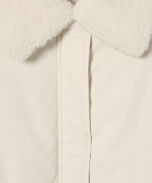 GLOBAL WORK(グローバルワーク)の「MATINEE LINE/2WAYサーマルコート/606805(ダウンジャケット/コート・レディース・オフホワイト/ブラウン系その他6・LARGE/MEDIUM)」の17枚目の写真