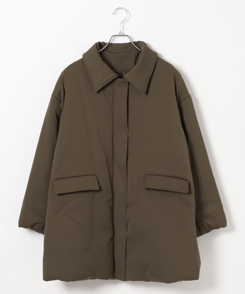 GLOBAL WORK(グローバルワーク)の「MATINEE LINE/2WAYサーマルコート/606805(ダウンジャケット/コート・レディース・オフホワイト/ブラウン系その他6・LARGE/MEDIUM)」の6枚目の写真