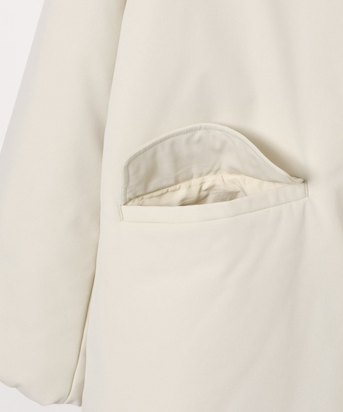 GLOBAL WORK(グローバルワーク)の「MATINEE LINE/2WAYサーマルコート/606805(ダウンジャケット/コート・レディース・オフホワイト/ブラウン系その他6・LARGE/MEDIUM)」の9枚目の写真