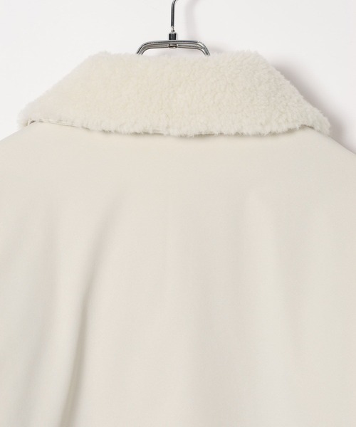 GLOBAL WORK(グローバルワーク)の「MATINEE LINE/2WAYサーマルコート/606805(ダウンジャケット/コート・レディース・オフホワイト/ブラウン系その他6・LARGE/MEDIUM)」の12枚目の写真