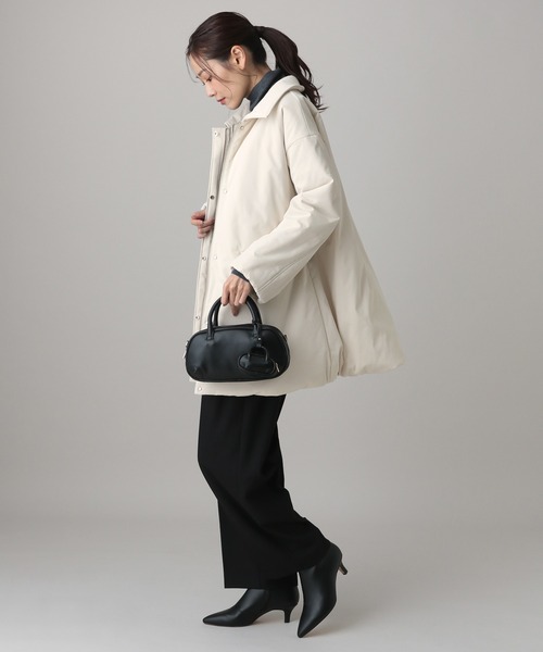 GLOBAL WORK(グローバルワーク)の「MATINEE LINE/2WAYサーマルコート/606805(ダウンジャケット/コート・レディース・オフホワイト/ブラウン系その他6・LARGE/MEDIUM)」の22枚目の写真