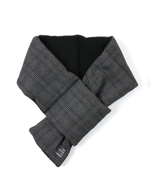 The DUFFER of ST.GEORGE(ザダファーオブセントジョージ)の「WOOL LIKE QUILTING MUFF:ウールライク 中綿マフラー(マフラー・メンズ・ダークグレー/グレー/グレー系その他・F)」の8枚目の写真