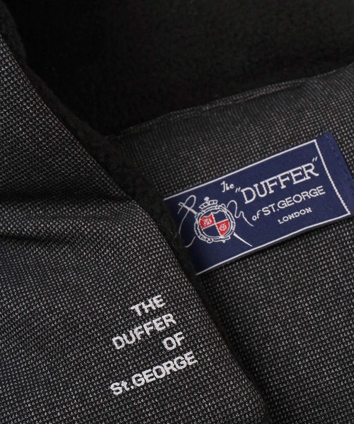 The DUFFER of ST.GEORGE(ザダファーオブセントジョージ)の「WOOL LIKE QUILTING MUFF:ウールライク 中綿マフラー(マフラー・メンズ・ダークグレー/グレー/グレー系その他・F)」の7枚目の写真