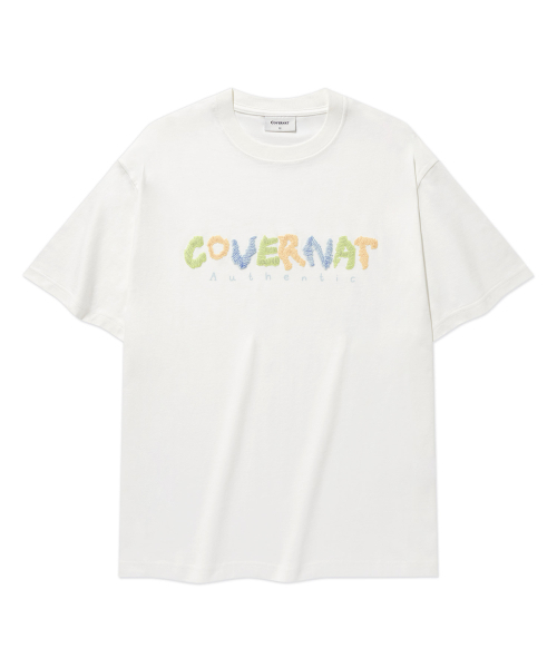 COVERNAT(カバーナット)の「ドゥードル ロゴ グラフィック T シャツ White(Tシャツ/カットソー・レディース・その他・SMALL/MEDIUM/LARGE/X-LARGE/XX-LARGE/X-SMALL)」の2枚目の写真