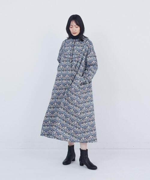 ADIEU TRISTESSE(アデュートリステス)の「【1月ベストセラーブランド内2位】リバティプリントワンピース(ワンピース・レディース・ブルー系その他/グレー系その他・38)」の16枚目の写真