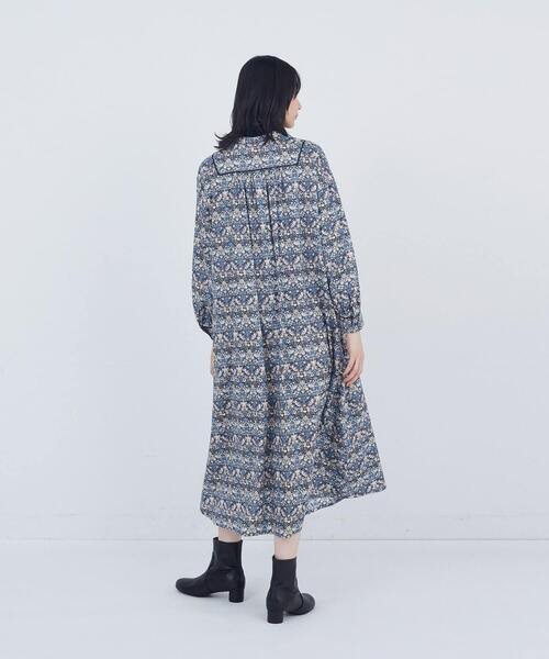 ADIEU TRISTESSE(アデュートリステス)の「【1月ベストセラーブランド内2位】リバティプリントワンピース(ワンピース・レディース・ブルー系その他/グレー系その他・38)」の18枚目の写真