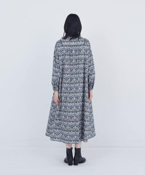 ADIEU TRISTESSE(アデュートリステス)の「【1月ベストセラーブランド内2位】リバティプリントワンピース(ワンピース・レディース・ブルー系その他/グレー系その他・38)」の9枚目の写真