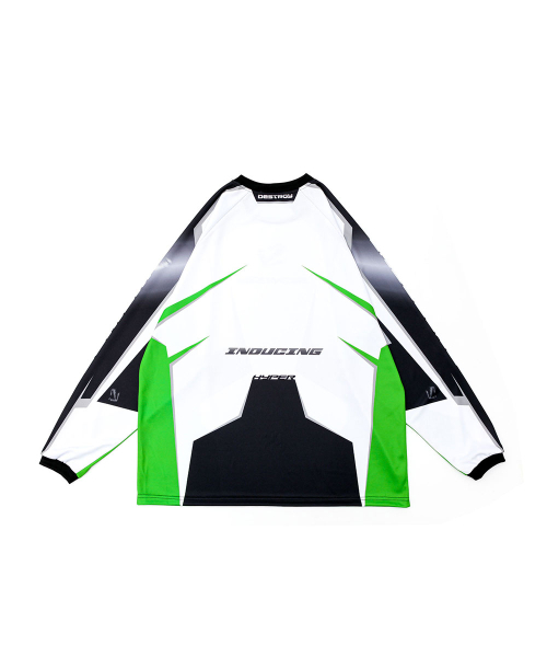 SCHISM INDUCING(スキズムインデューシング)の「BIKER JERSEY, GREEN(Tシャツ/カットソー・レディース・その他・MEDIUM/LARGE/SIZE:L)」の10枚目の写真