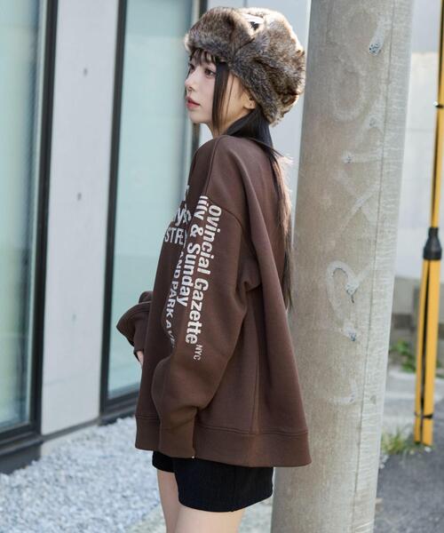 WEGO（ウィゴー）の「WEGO/裏起毛2WAYグラフィックワンショルBIGスウェット（スウェット・レディース・その他3/その他2/その他1/その他4・FREE）」の11枚目の写真