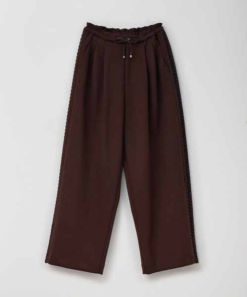 Muel Chic(ミュエルシック)の「Perth pants パースパンツ(その他パンツ・レディース・オフホワイト/ネイビー/ブラウン・MEDIUM/SMALL)」の6枚目の写真