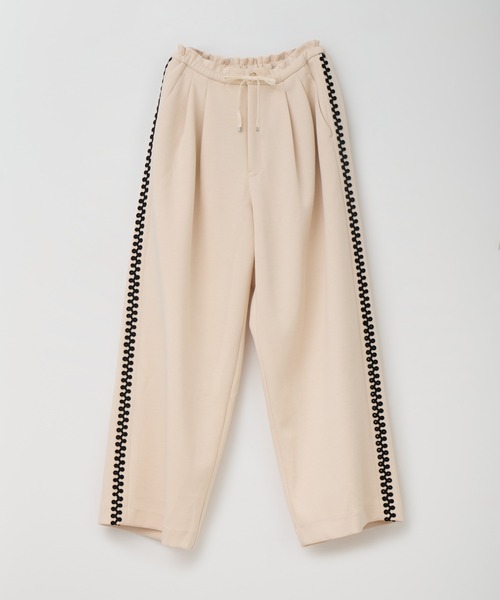 Muel Chic(ミュエルシック)の「Perth pants パースパンツ(その他パンツ・レディース・オフホワイト/ネイビー/ブラウン・MEDIUM/SMALL)」の5枚目の写真