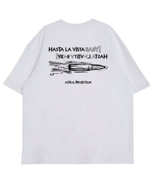 ASTRAL PROJECTION（アストラルプロジェクション）の「アスタラビスタ ラウンドネック 15番手綿 半袖Tシャツ_ホワイト（Tシャツ/カットソー・メンズ・その他・LARGE/X-LARGE）」の3枚目の写真