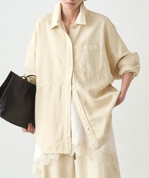 LOUNGEDRESS | スウィッチカラーデニムシャツ(シャツ/ブラウス)
