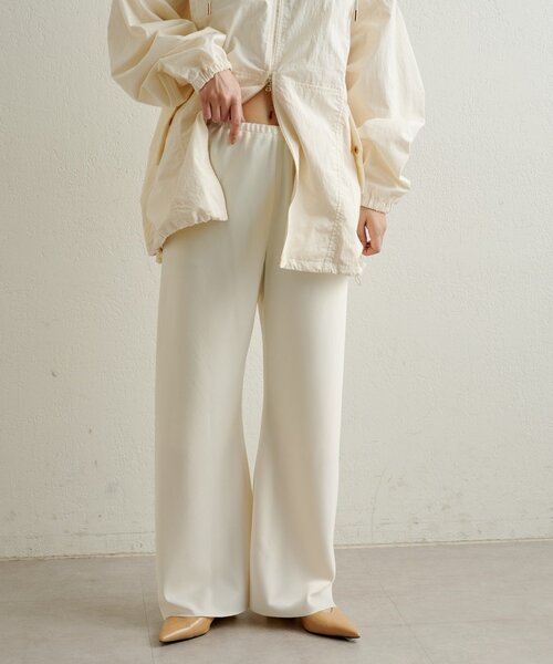 Omekashi（オメカシ）の「サテンバイアスイージーパンツ（その他パンツ・レディース・オフホワイト/ピンク/ブラック・38/36）」の8枚目の写真