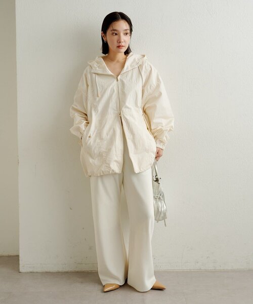 Omekashi（オメカシ）の「サテンバイアスイージーパンツ（その他パンツ・レディース・オフホワイト/ピンク/ブラック・38/36）」の11枚目の写真