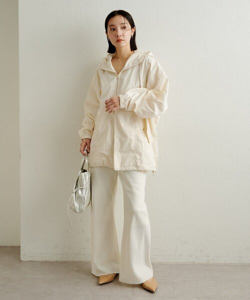 Omekashi（オメカシ）の「サテンバイアスイージーパンツ（その他パンツ・レディース・オフホワイト/ピンク/ブラック・38/36）」の12枚目の写真