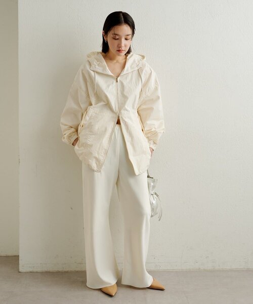 Omekashi（オメカシ）の「サテンバイアスイージーパンツ（その他パンツ・レディース・オフホワイト/ピンク/ブラック・38/36）」の13枚目の写真