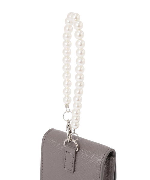 JILL by JILL STUART（ジルバイジルスチュアート）の「◇ランダムビジューミニバッグポーチ（ポーチ・レディース・レッド/ホワイト/グレー・FREE）」の10枚目の写真