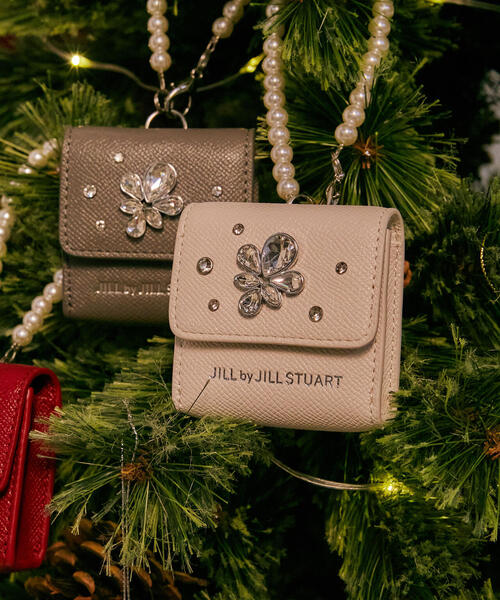 JILL by JILL STUART（ジルバイジルスチュアート）の「◇ランダムビジューミニバッグポーチ（ポーチ・レディース・レッド/ホワイト/グレー・FREE）」の12枚目の写真
