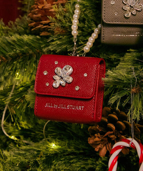 JILL by JILL STUART（ジルバイジルスチュアート）の「◇ランダムビジューミニバッグポーチ（ポーチ・レディース・レッド/ホワイト/グレー・FREE）」の16枚目の写真