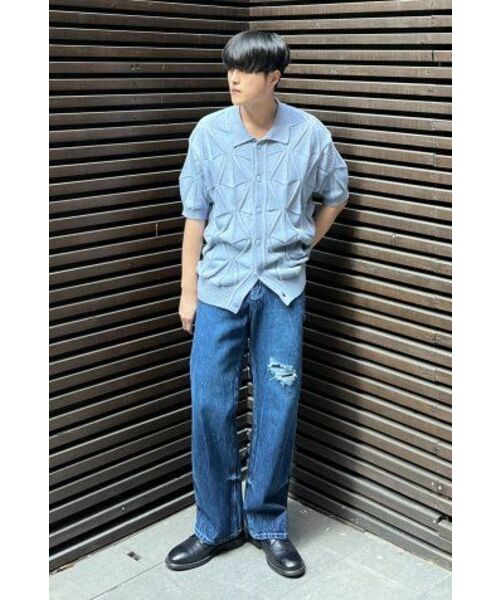 NONBLANK(ノンブランク)の「ドミンゴ ウォッシング ルーズ ストレートフィットパンツ_INDIGO(デニムパンツ・メンズ・その他・MEDIUM/X-LARGE/LARGE)」の8枚目の写真