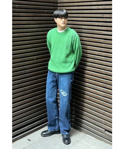 NONBLANK(ノンブランク)の「ドミンゴ ウォッシング ルーズ ストレートフィットパンツ_INDIGO(デニムパンツ・メンズ・その他・MEDIUM/X-LARGE/LARGE)」の9枚目の写真