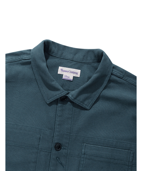 NAMERCLOTHING(ネイマークローディング)の「NMR FRENCH WORK JACKET DUSTY BLUE(その他アウター・レディース・その他・LARGE/MEDIUM/X-LARGE)」の3枚目の写真