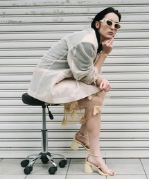 Back-Tulle Short Jacket/バックチュールショートジャケット