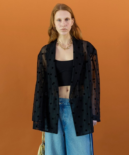 MAISON SPECIAL セットアップシアーオーバージャケット パンツ Sheer Over Jacket/シアーオーバージャケット（テーラードジャケット