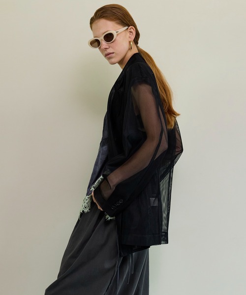 MAISON SPECIAL セットアップシアーオーバージャケット パンツ Sheer Over Jacket/シアーオーバージャケット（テーラードジャケット