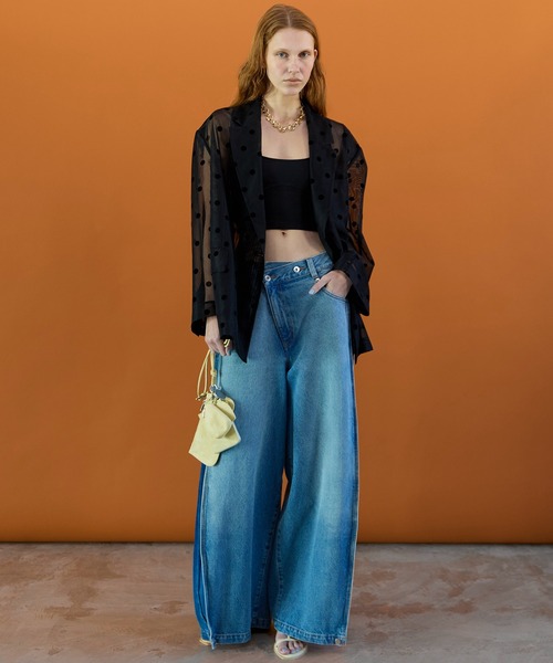 Sheer Over Jacket/シアーオーバージャケット（テーラードジャケット