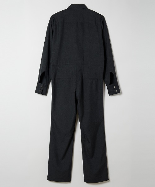 soduk(スドーク)の「【soduk】curve pockets jumpsuit(つなぎ/オールインワン・レディース・ネイビー/グレー・SMALL/MEDIUM)」の9枚目の写真