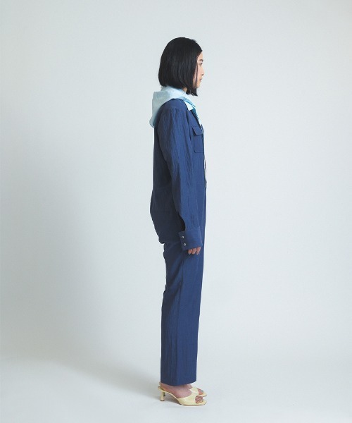 soduk(スドーク)の「【soduk】curve pockets jumpsuit(つなぎ/オールインワン・レディース・ネイビー/グレー・SMALL/MEDIUM)」の13枚目の写真