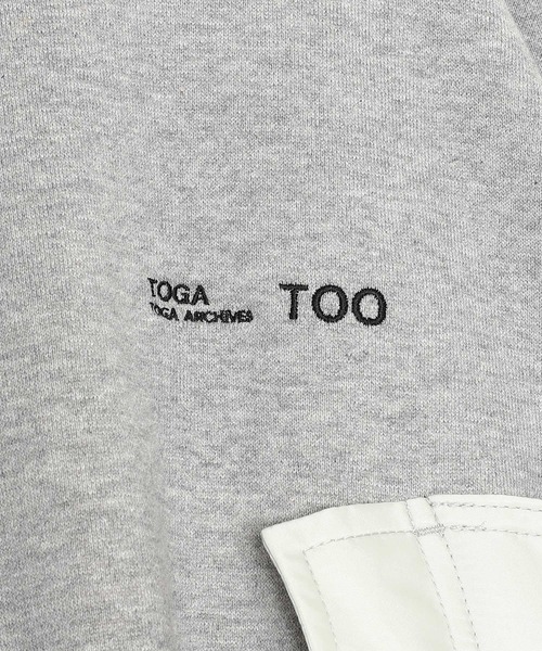 TOGA PULLA(トーガ プルラ)の「Nylon sweatshirt TZ252-JL993(スウェット・レディース・ブラック/グレー・SMALL)」の5枚目の写真