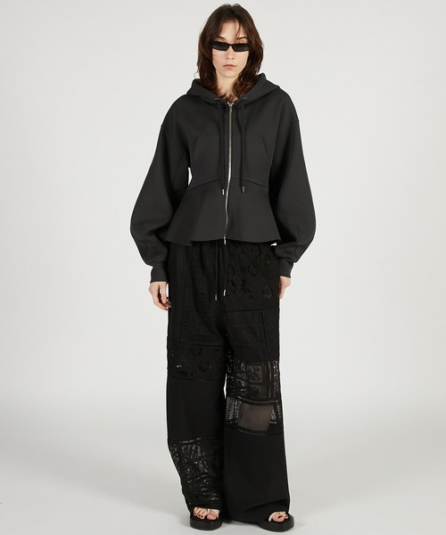 PRANK PROJECT（プランクプロジェクト）の「【2026Spring Pre-Order】パネルレースパンツ / Panel Lace Pants（その他パンツ・レディース・ブラック/ホワイト・36/38）」の11枚目の写真