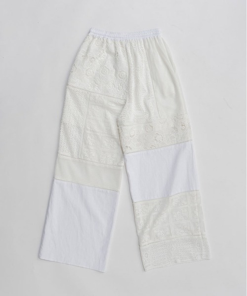 PRANK PROJECT（プランクプロジェクト）の「【2026Spring Pre-Order】パネルレースパンツ / Panel Lace Pants（その他パンツ・レディース・ブラック/ホワイト・36/38）」の7枚目の写真
