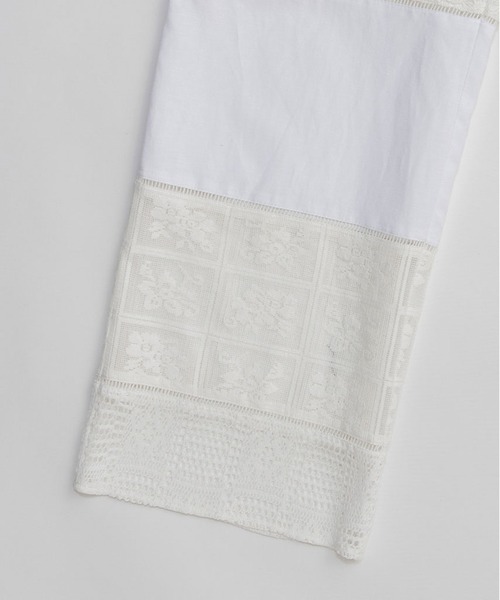 PRANK PROJECT（プランクプロジェクト）の「【2026Spring Pre-Order】パネルレースパンツ / Panel Lace Pants（その他パンツ・レディース・ブラック/ホワイト・36/38）」の10枚目の写真