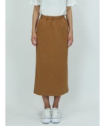 CODE I'M（コードアイエム）の「ミラノスパン Hラインロングスカート キャメル（スカート）」