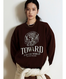 WAVE UNION（ウェーブユニオン）の「Toward Sweatshirt brown（スウェット）」
