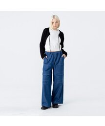 WunderGeist（ワンダーガイスト）の「Waistband medium denim cargo wide pants（デニムパンツ）」