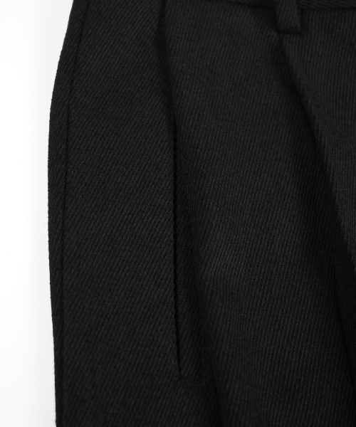 BIRBANTE（ビルバンテ）の「[birbante] テーパードクロップセットアップスラックス - ブラック（スラックス・メンズ・ブラック・SMALL/MEDIUM/LARGE）」の4枚目の写真