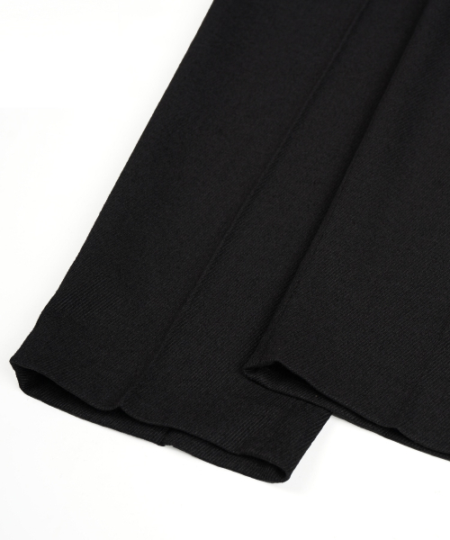 BIRBANTE（ビルバンテ）の「[birbante] テーパードクロップセットアップスラックス - ブラック（スラックス・メンズ・ブラック・SMALL/MEDIUM/LARGE）」の5枚目の写真