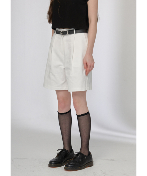 BUTTON UP(ボタンアップ)の「アンナコットンショートパンツ(アイボリー)(その他パンツ・レディース・その他・SMALL/MEDIUM/LARGE)」の3枚目の写真