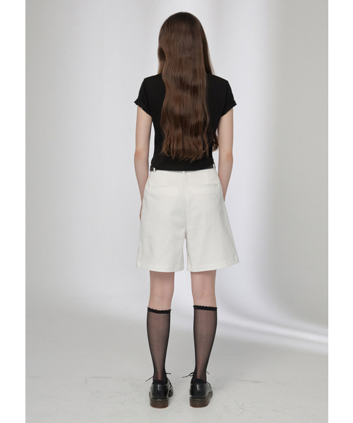 BUTTON UP(ボタンアップ)の「アンナコットンショートパンツ(アイボリー)(その他パンツ・レディース・その他・SMALL/MEDIUM/LARGE)」の6枚目の写真